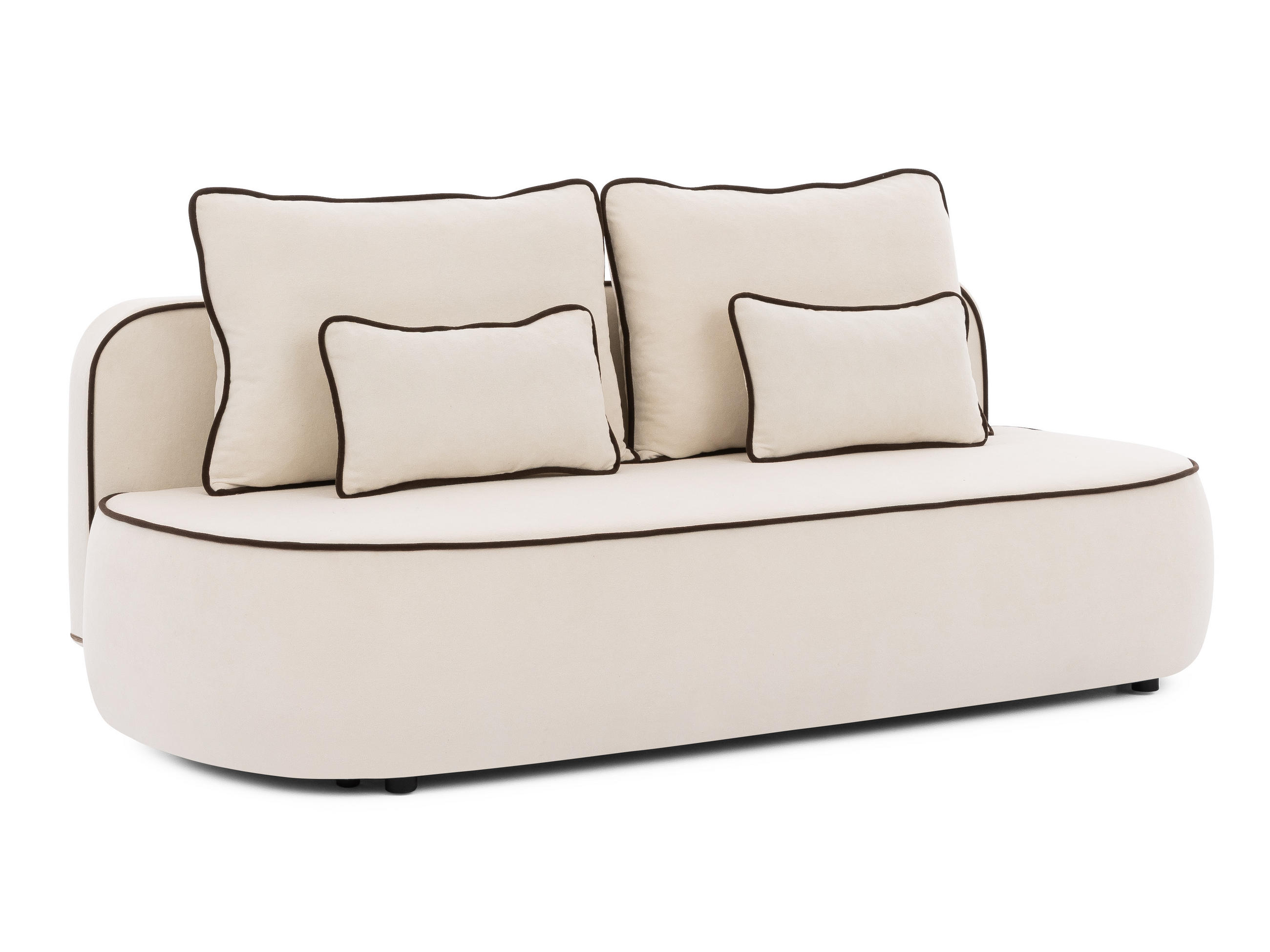 S-Style Kindersofa Creme 210x90x98 cm