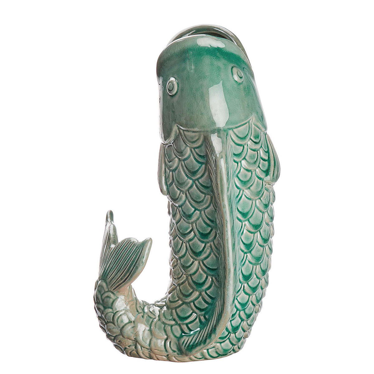 VASE Koi - Grün, Keramik (26cm) - Butlers