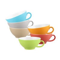 TEETASSEN Liberty Pure Colors Mixed 140 ml 6er Set - Multicolor, Keramik (0.14L) - Seltmann Weiden