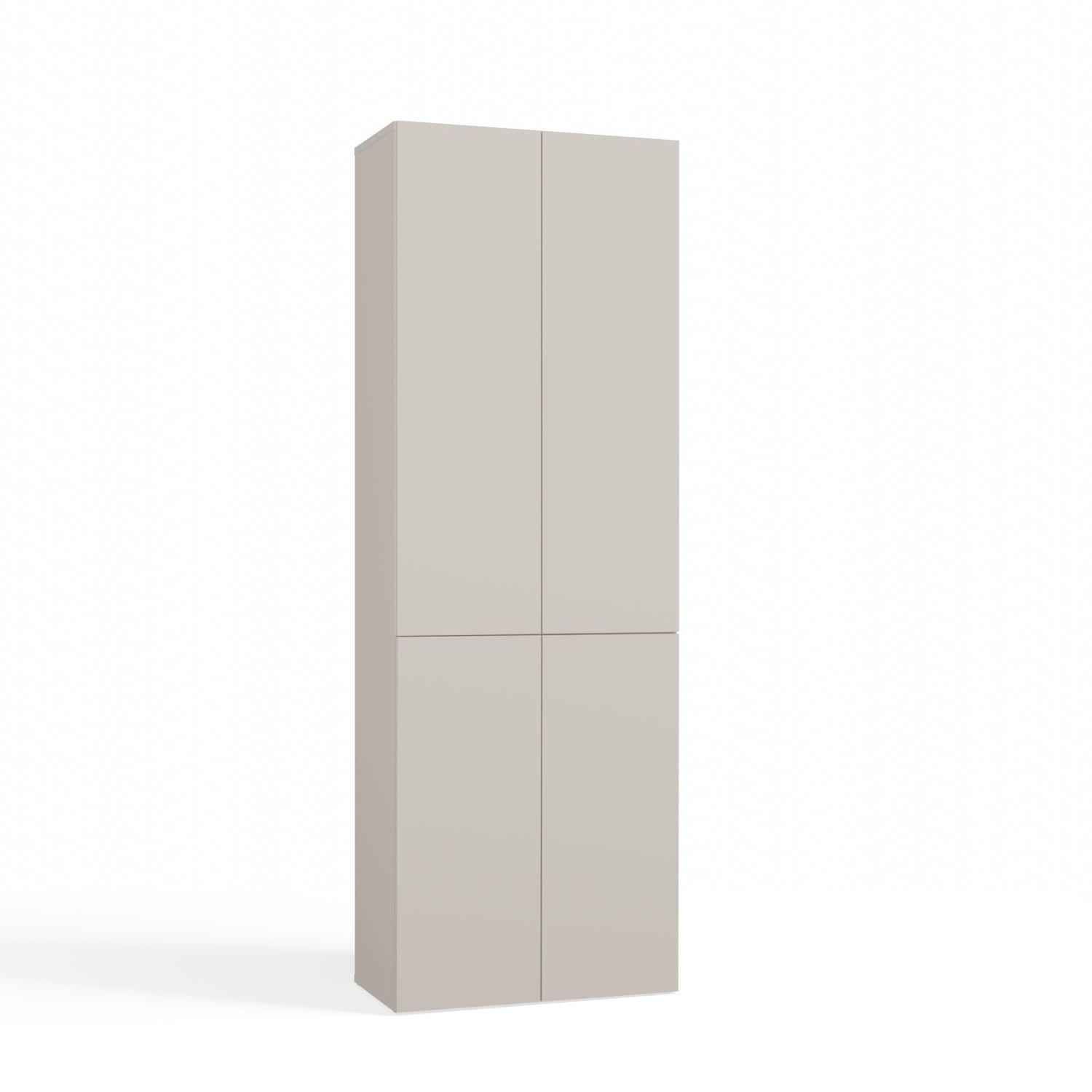 HOCHSCHRANK Benni - Beige, Holzwerkstoff (60/174/30cm) - kommodly