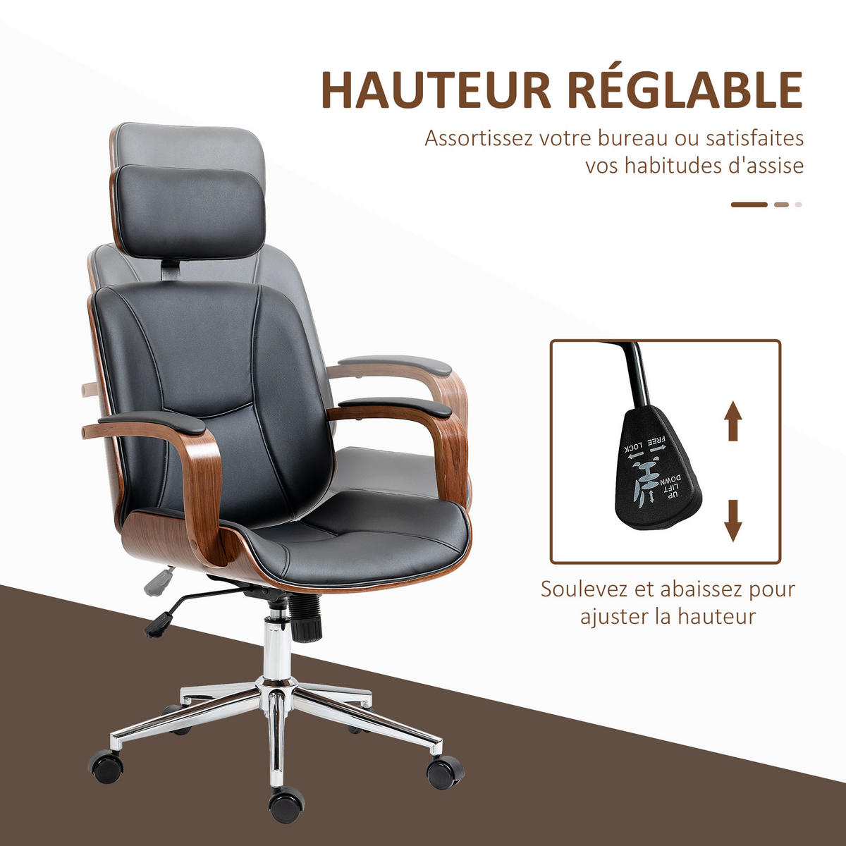 DREHSTUHL DE-11755 66x65x125 cm Schwarz - Schwarz, Metall (65/125/66cm) - ComfortXL