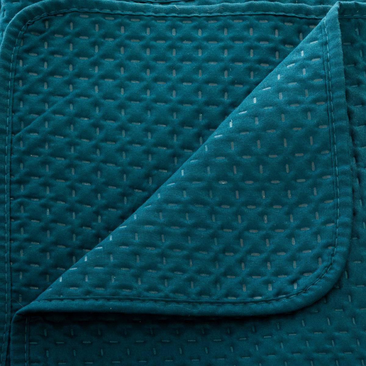 Thumbnail - Atmosphera Createur d´interieur Tagesdecke, Blau, Textil, Rechteckig, 240x260 cm, Schlaftextilien, Bettwäsche, Tagesdeck...