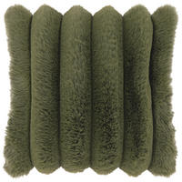 DEKOKISSEN Liebe Grün 45/45/8 cm - Grün, Textil (45/45cm) - Unique Living