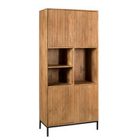 REGAL Madison Braun 45/90/200 cm - Braun, Holz (90/200/45cm) - Starfurn