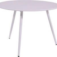 BEISTELLTISCH Rafael - Weiß - 60/60/41 cm - Weiß, Metall (60/60/41cm) - Lesli Living