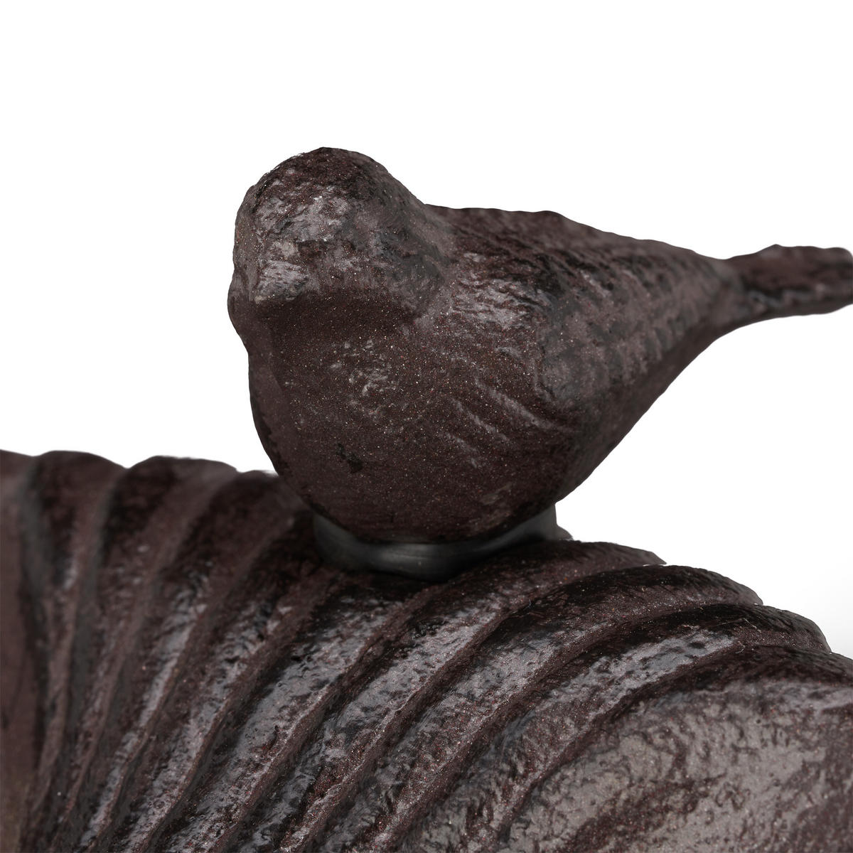 VOGELTRÄNKE - Braun, Metall (22/24.5/18cm) - Relaxdays