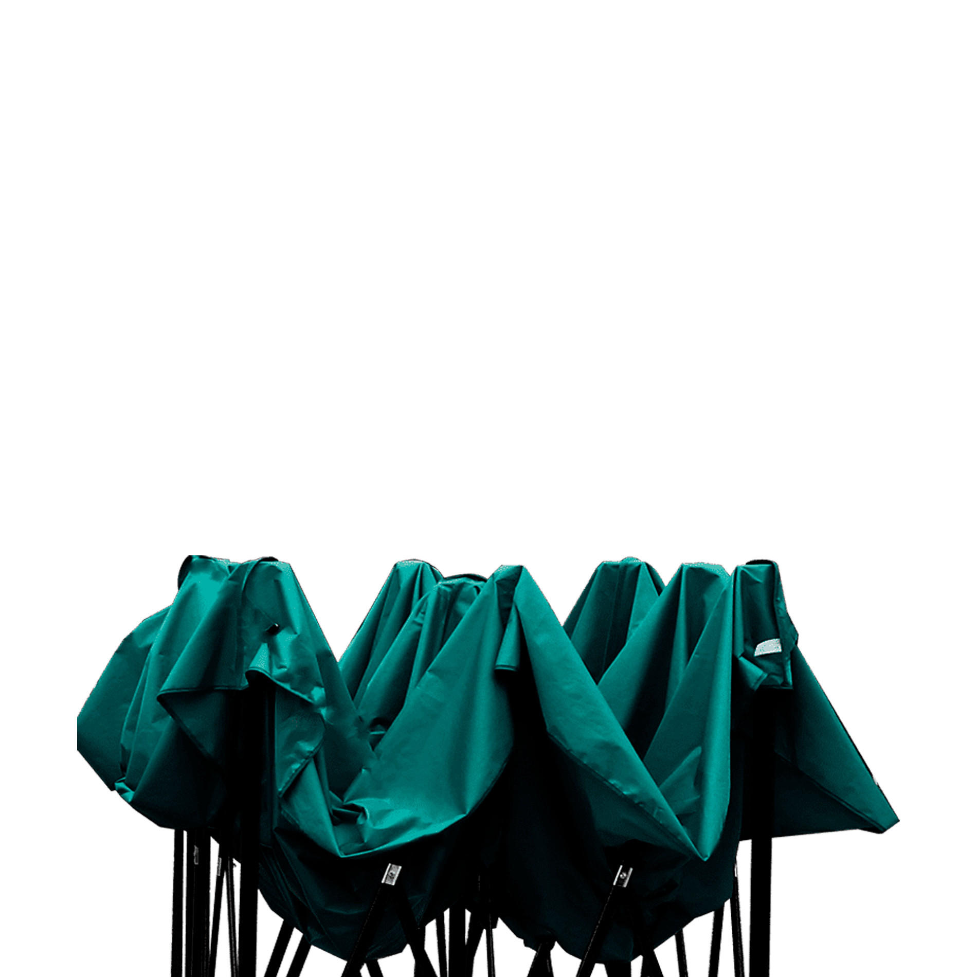 PAVILLONABDECKUNG Grün 300/300/1 cm - Grün, Kunststoff (300/1/300cm) - Mobili Rebecca