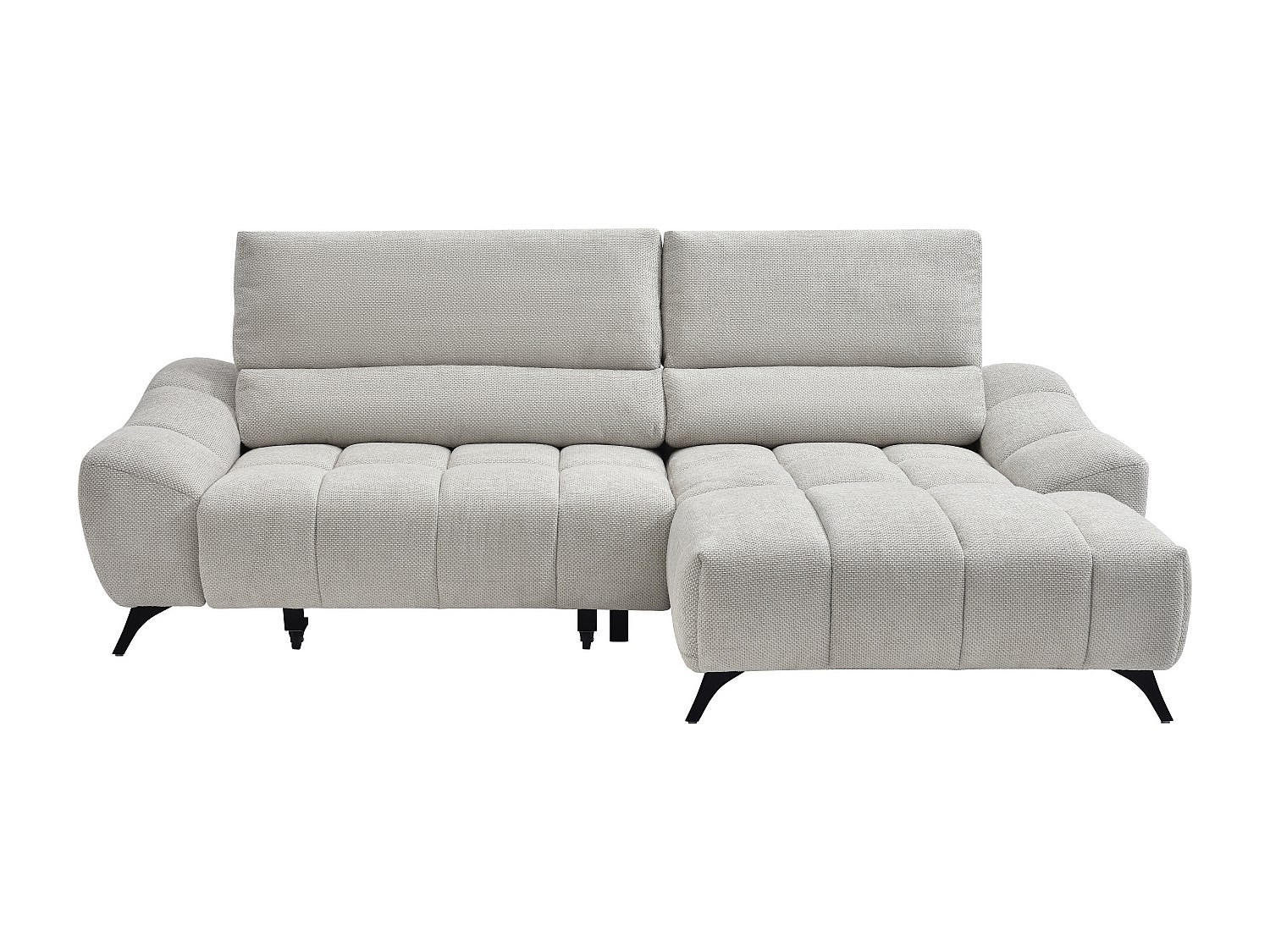 RELAXSOFA - 4 Personen - Stoff - Beige - Beige, Textil (270/105/175cm) - Vente-Unique