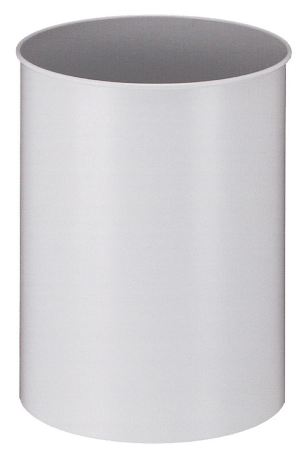 PAPIERKORB Stillvoll Metall 30 Liter 47x33,5 cm Grau - Grau, Metall (33.5/47/33.5cm) - PROREGAL