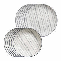 TAFELSERVICE Sendai Ranke grau 12er Set - Grau, Keramik (1/1/1cm) - Ritzenhoff Breker