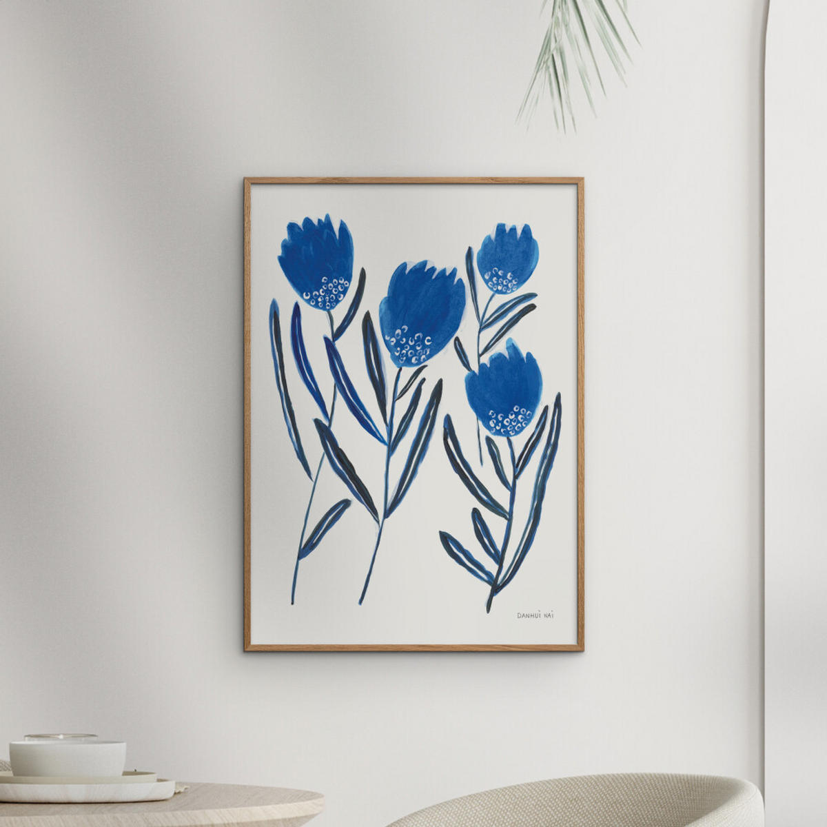 POSTER Wild Apple - Borrowed and Blue II - Blau, Papier (30/40/0.1cm) - Poster&Frame