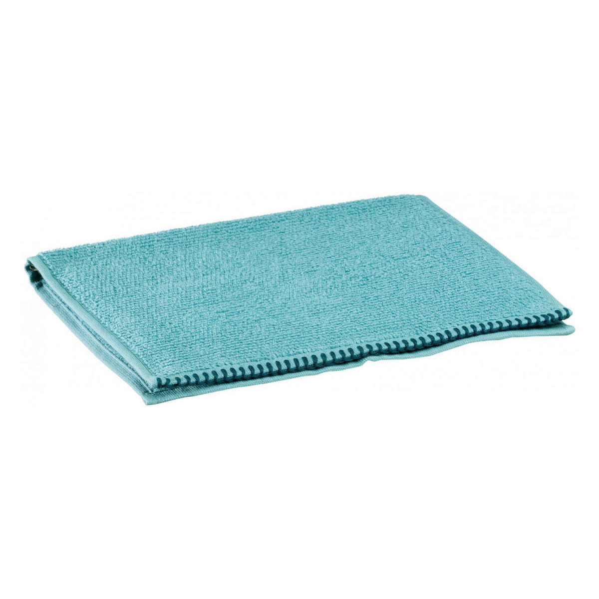 GÄSTETUCH Bora quarzgrau 30 x 50 cm - Hellblau, Textil (30/50cm) - Vivaraise