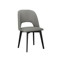 STUHL Monti 4, Holzfarbe: Schwarz - Schwarz/Grau, Holz (48/83/54cm) - MIRJAN24