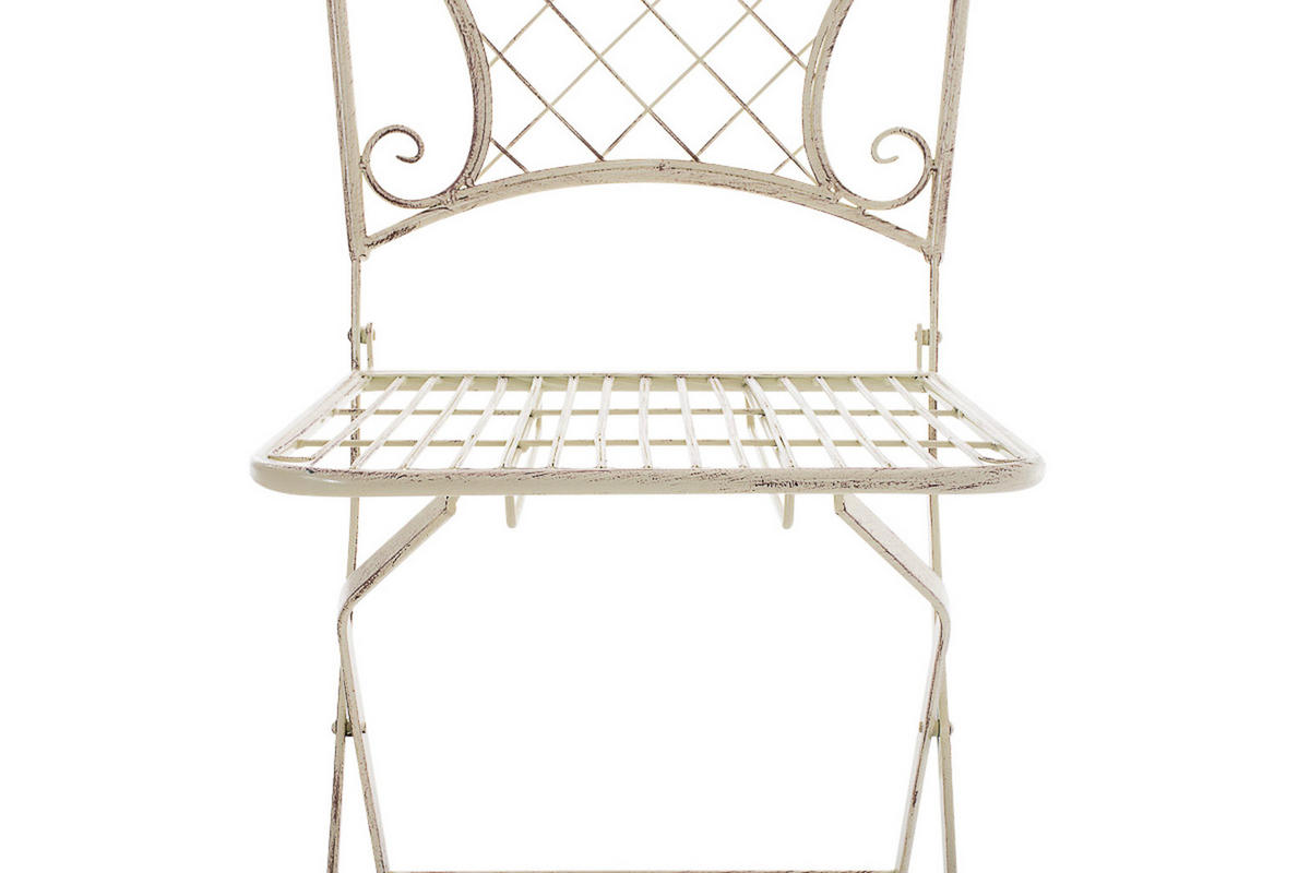GARTENSTÜHLE Adelia - 2er Set antik-creme - Naturfarben, Metall (42/94/37cm) - TPFGarden