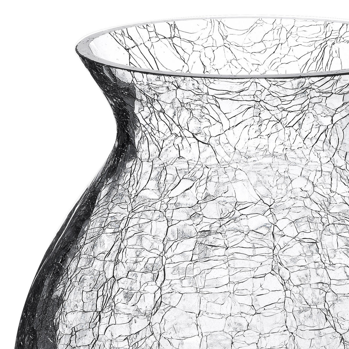 VASE Serenite Transparent 17/17/18 cm Glas - Transparent, Glas (18cm) - Mondex