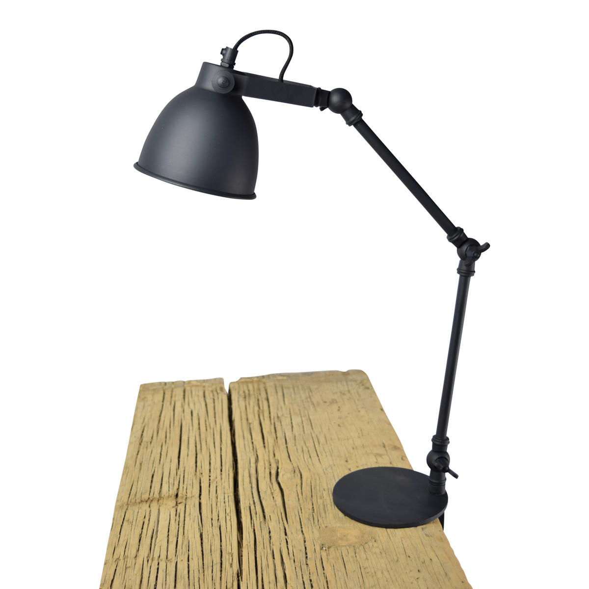 KLEMMLICHT Bura Schwarz - Schwarz, Metall (19/12/50cm) - Urban Interiors