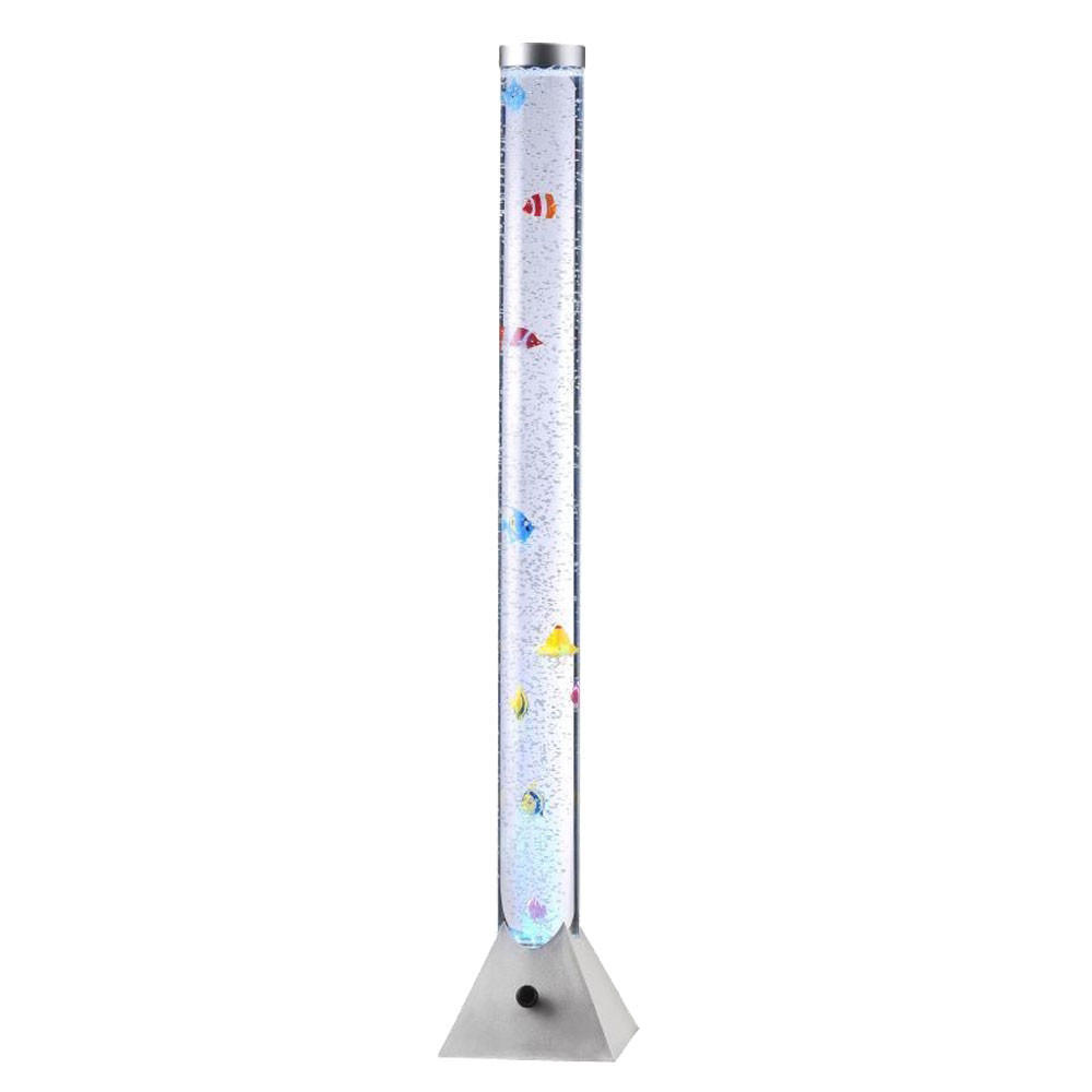 LED STEHLEUCHTE Motion Bunt Kunststoff Acryl - Multicolor, Kunststoff (21.5/21.5/130cm)