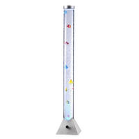 LED STEHLEUCHTE Motion Bunt Kunststoff Acryl - Multicolor, Kunststoff (21.5/21.5/130cm)