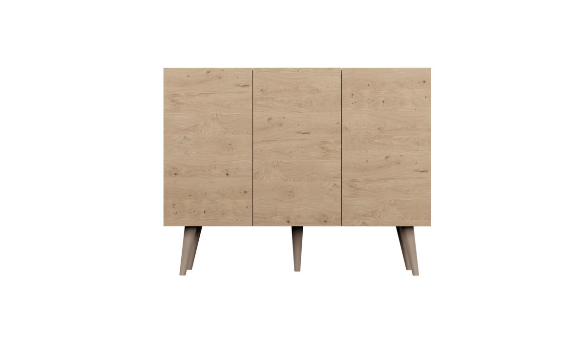 KOMMODE Toronto 39,9/95,5/120 - Eiche Artisan, Holzwerkstoff (40/96/120cm) - RAUMHIRSCH FURNITURE