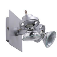 LED WANDLEUCHTE IMOLA Silber Metall - Silberfarben, Metall (12/12/14.5cm) - Brilliant