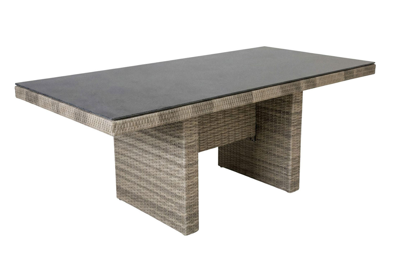 GARTENTISCH Topeka 200x100x75cm, Stein, Braun - Braun, Stein (100/200/75cm) - dasmöbelwerk