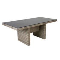 GARTENTISCH Topeka 200x100x75cm, Stein, Braun - Braun, Stein (100/200/75cm) - dasmöbelwerk