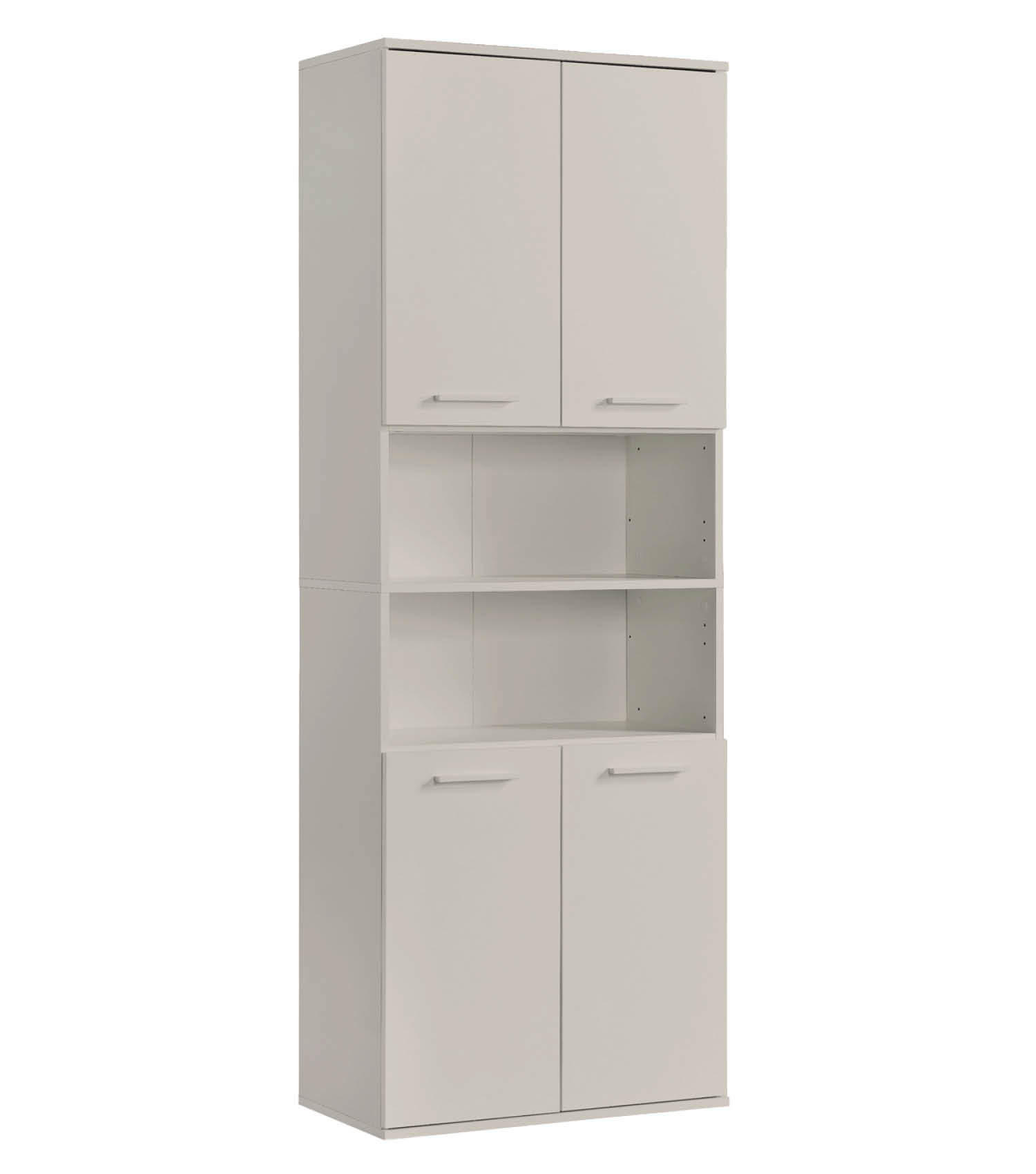 BAD HOCHSCHRANK Der Kapitän - Beige, Holzwerkstoff (65/180/34cm) - Mokebo
