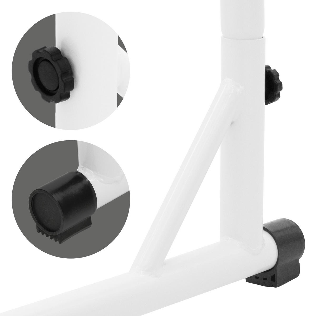 HÄNGESESSELGESTELL 208 cm, Metall - Weiß, Metall (110/110/208cm) - ML-DESIGN
