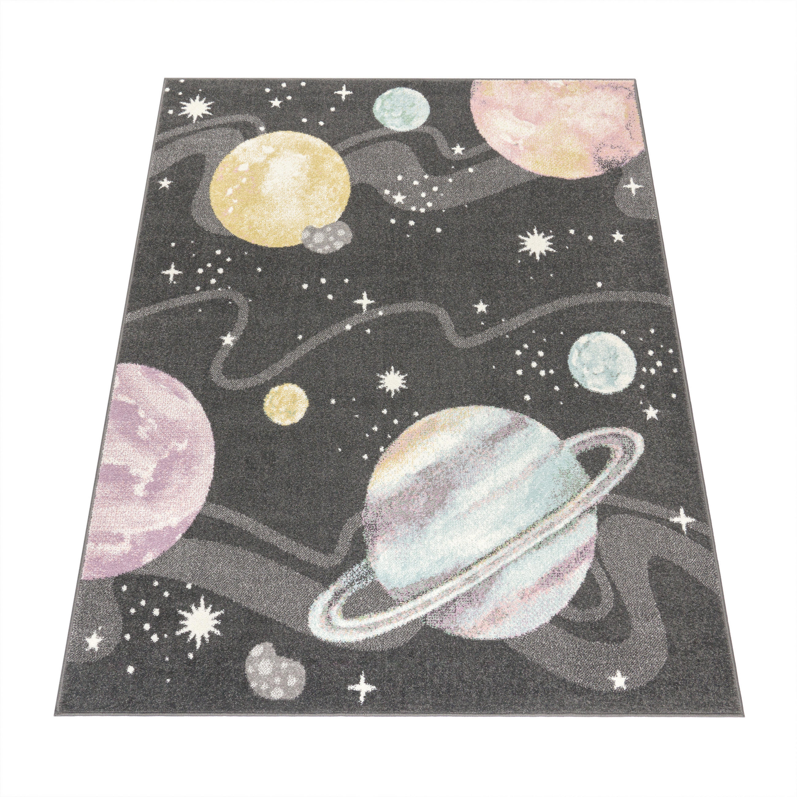 KINDERTEPPICH 133/190 cm Nino 888 - Anthrazit, Textil (133/190cm) - Paco Home