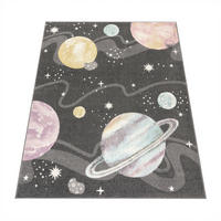 KINDERTEPPICH 133/190 cm Nino 888 - Anthrazit, Textil (133/190cm) - Paco Home