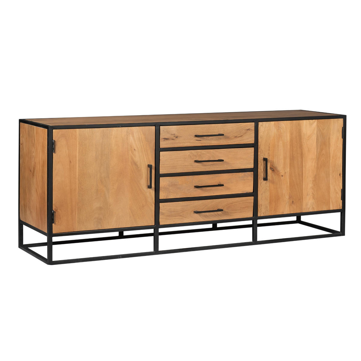 SIDEBOARD Denver Braun 45/210/75 cm - Braun, Holz (210/75/45cm) - Starfurn