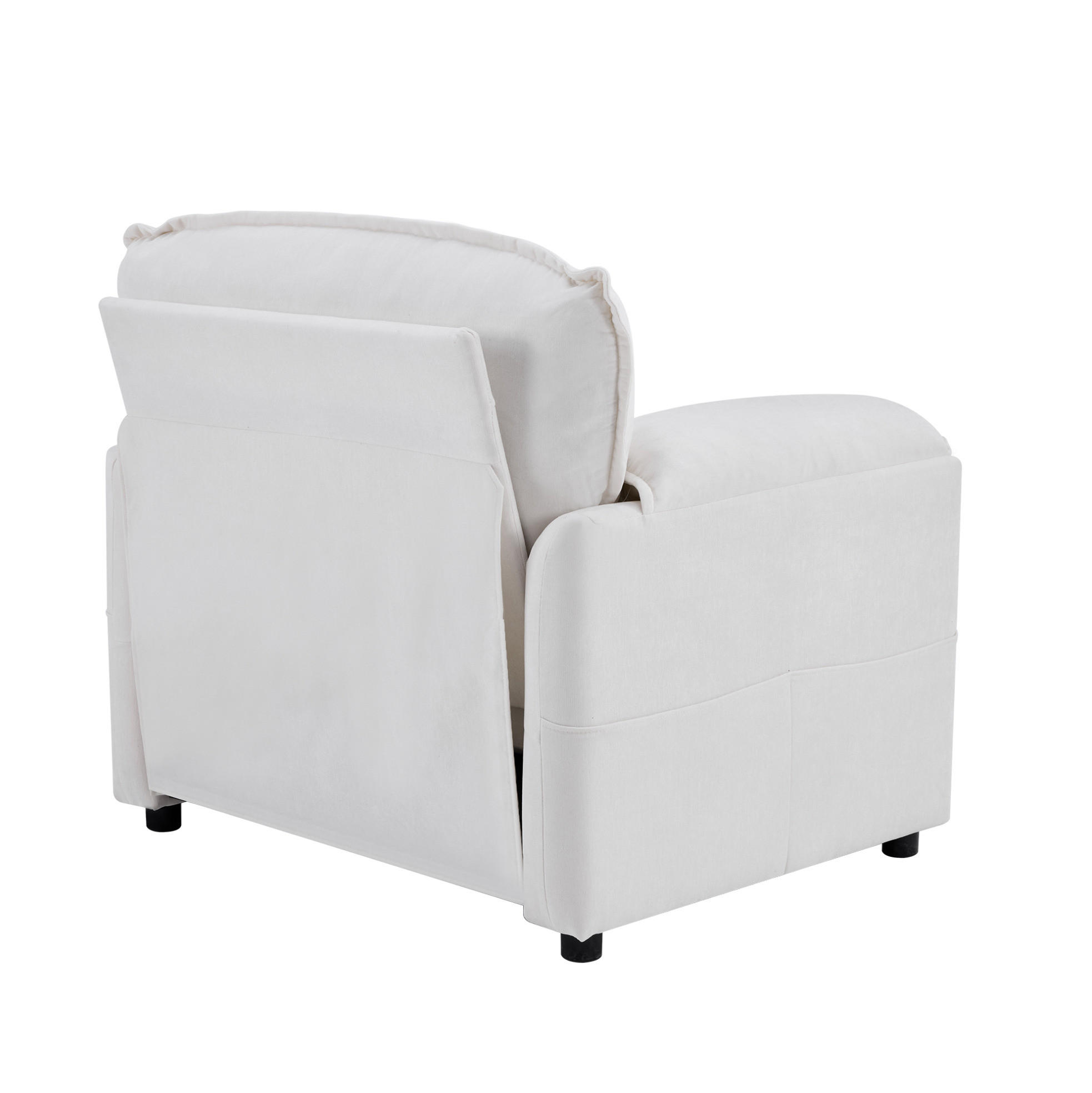 Okmyhome Sofa Weiß 92x90x96 cm