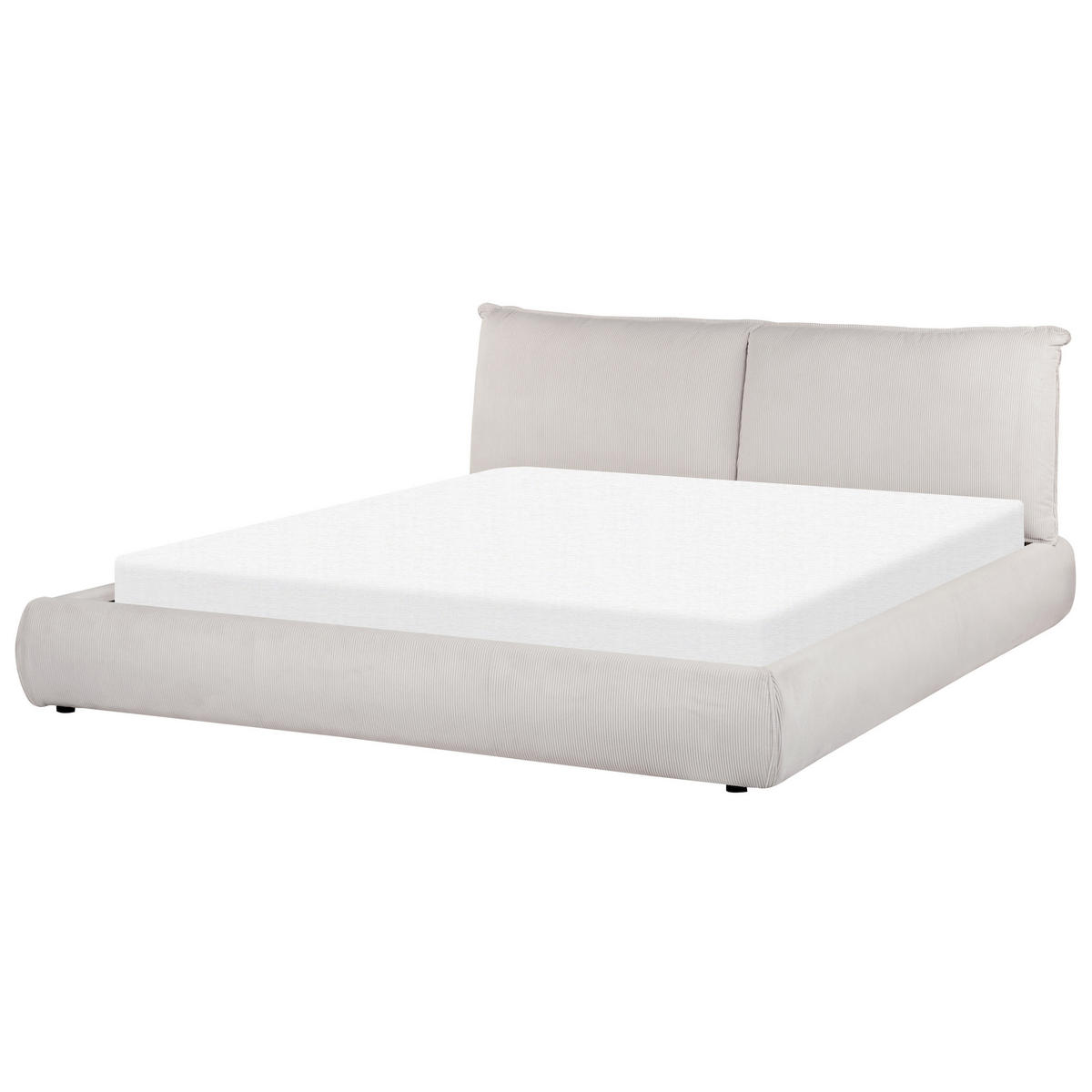 WASSERBETT 180x200 cm Beige Vinay - Beige, Textil (180/200cm) - Beliani