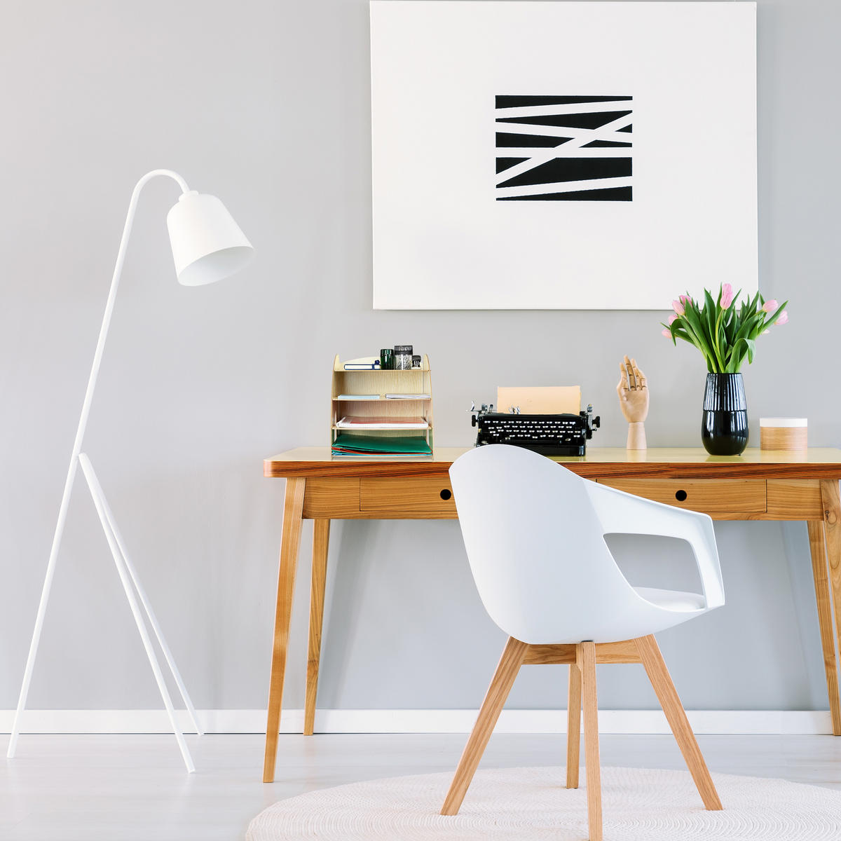 ULOŽENIE dokumentov - svetlohnedá, kompozitné drevo (25.5/27/34.5cm) - Relaxdays