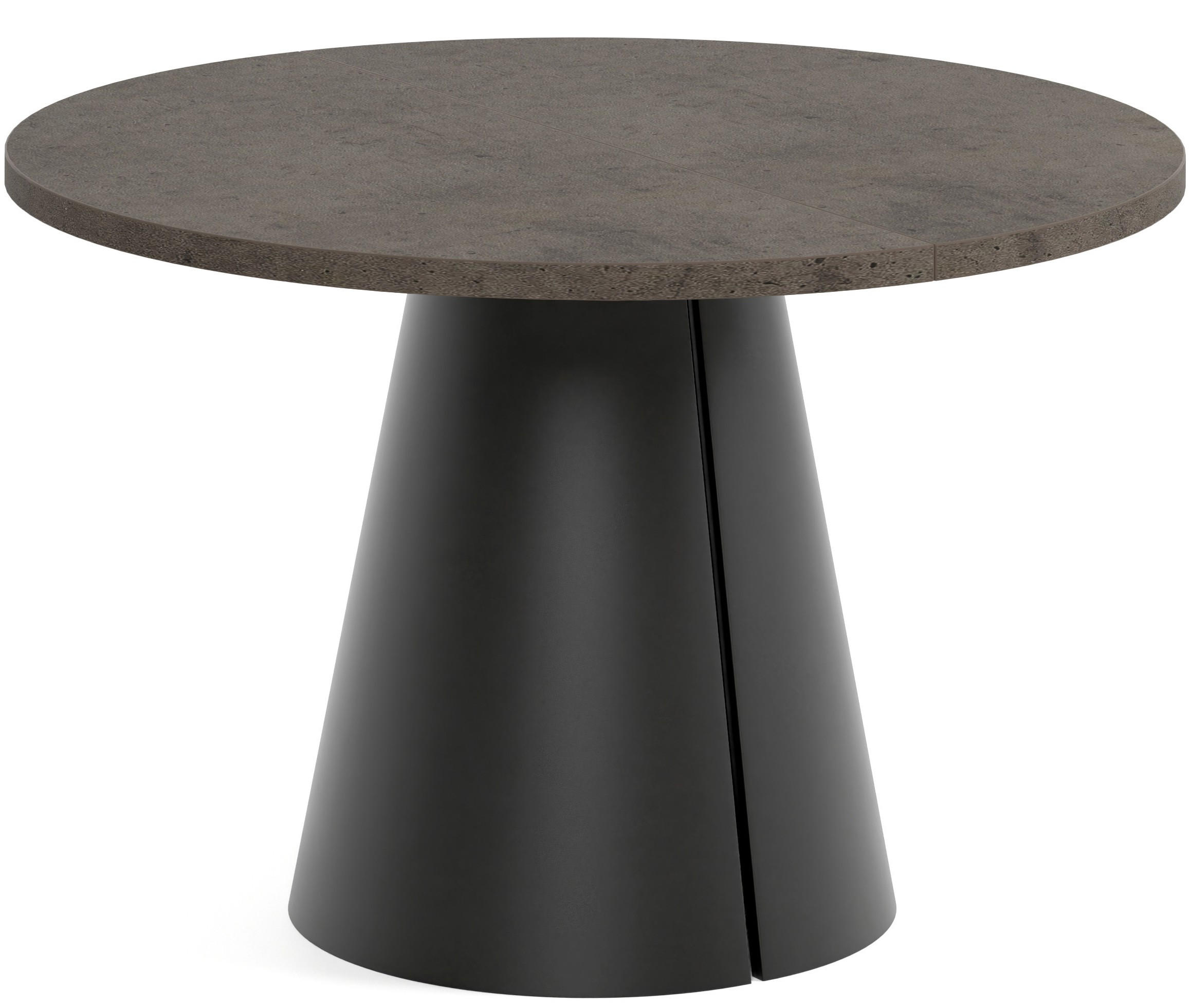 TISCH Schwarz ALMA Ausziehbar 120/196 cm - Schwarz, Holzwerkstoff (2/120/76cm) - Sepro Meble