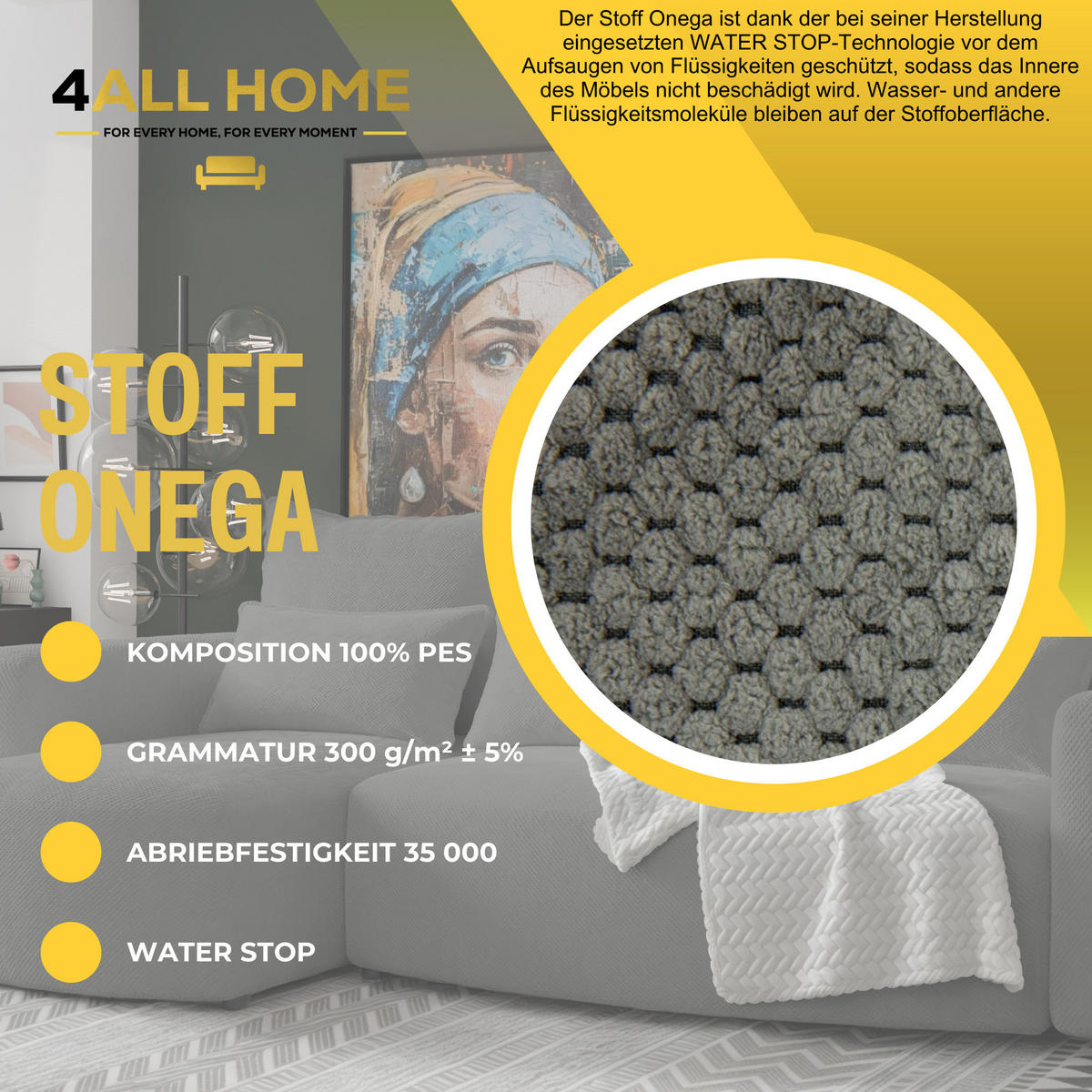 ECKSOFA Travis mit Bettkasten und Schlaffunktion, L-Form, Cord, Universal - Grau, Holzwerkstoff (248/148cm) - 4ALL HOME