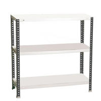 SCHRAUBREGAL PANDA MINI | HxBxT 90x80x50cm | Fachlast 100kg | Anthrazit-Weiß - Anthrazit, Metall (80/90/50cm) - PROREGAL