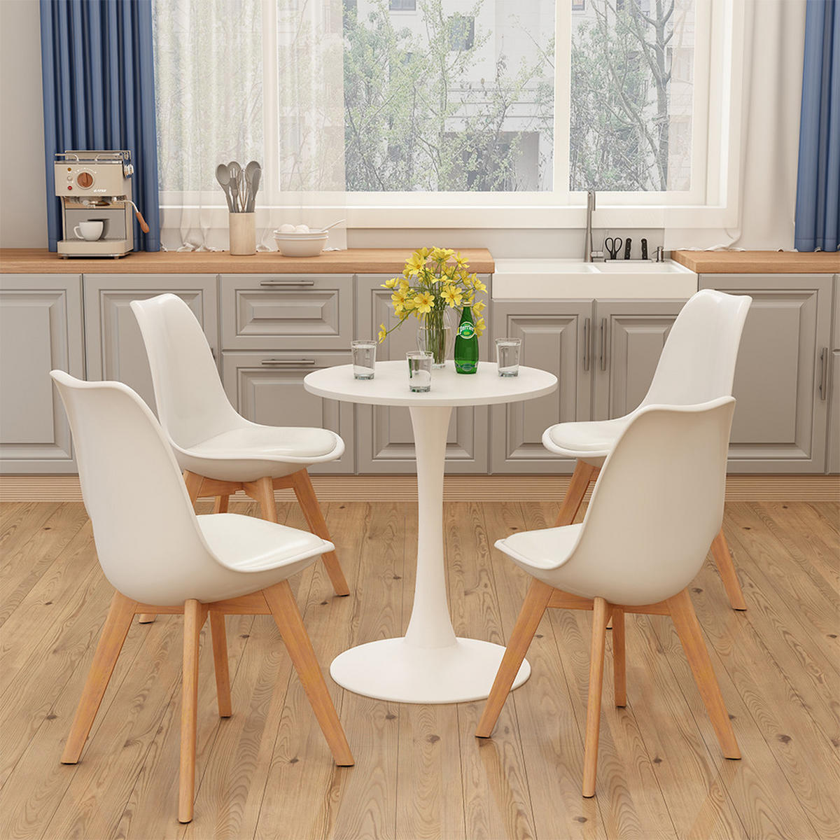 Weiß, Holzwerkstoff (60/60/73cm) - Vicco