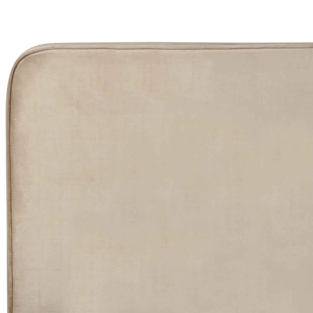 POLSTERBETT mit Lattenrost 180/200 cm Beige Valognes - Taupe, Textil (180/200cm) - Beliani