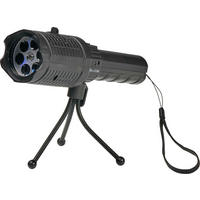 LED Halloween-Projektor - mit Stativ, 3 Motivschablonen und USB-Ladefunktion für stimmungsvolle Innenbeleuchtung, 3er-Set - Weiß, Kunststoff (22/5.8/5.8cm) - Northpoint