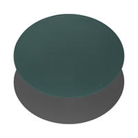 PLATZSET, Oval, Petrol/Anthrazit 45 x 34 cm - Petrol, Textil (45/35/0.5cm) - Freeform