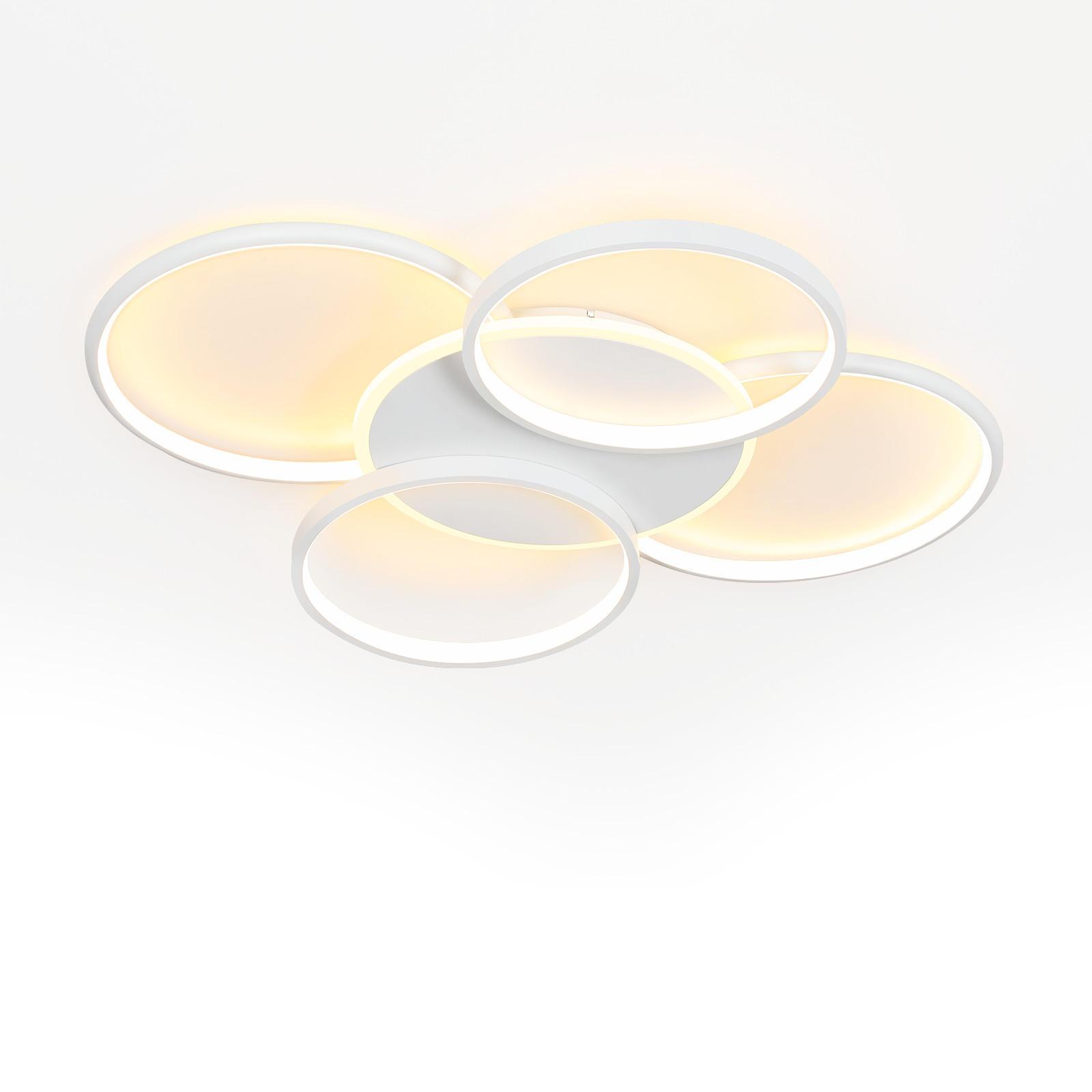 LED-DECKENLEUCHTE Rabenwacht 55.5/6/67 cm - Weiß, Kunststoff (67/55.5/6cm) - ZMH