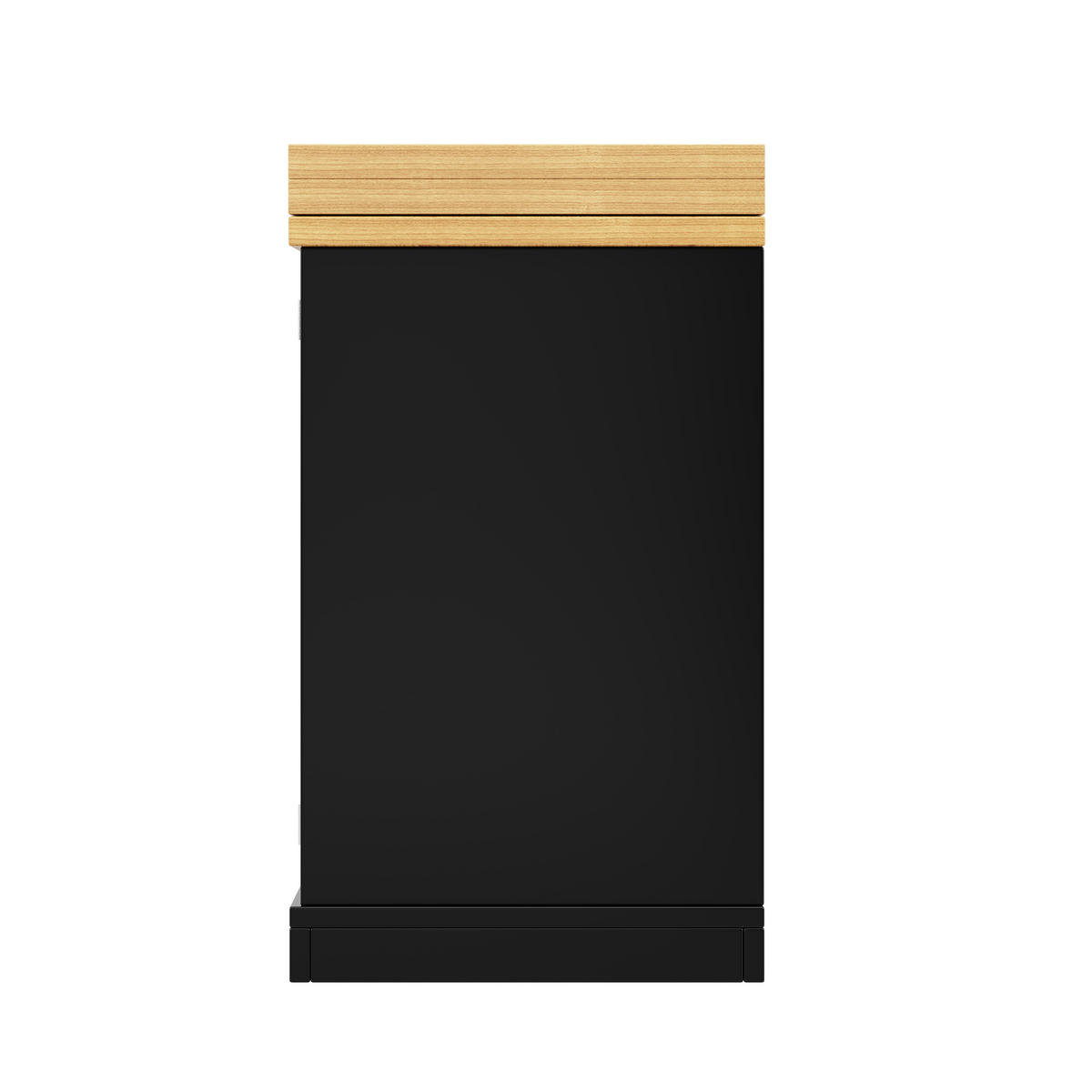 ESSTISCH Ausziehbar 120–197cm 360° Weinregal Stauraum - Schwarz, Holzwerkstoff (40/120/74cm) - FLIEKS