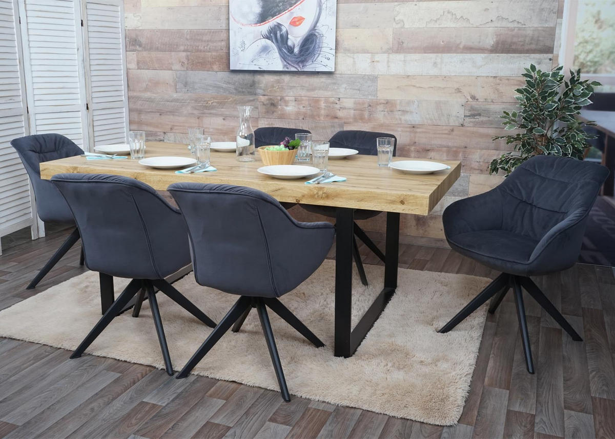 ESSZIMMERSTUHL Grau - Grau, Textil (59/84/52cm) - MCW