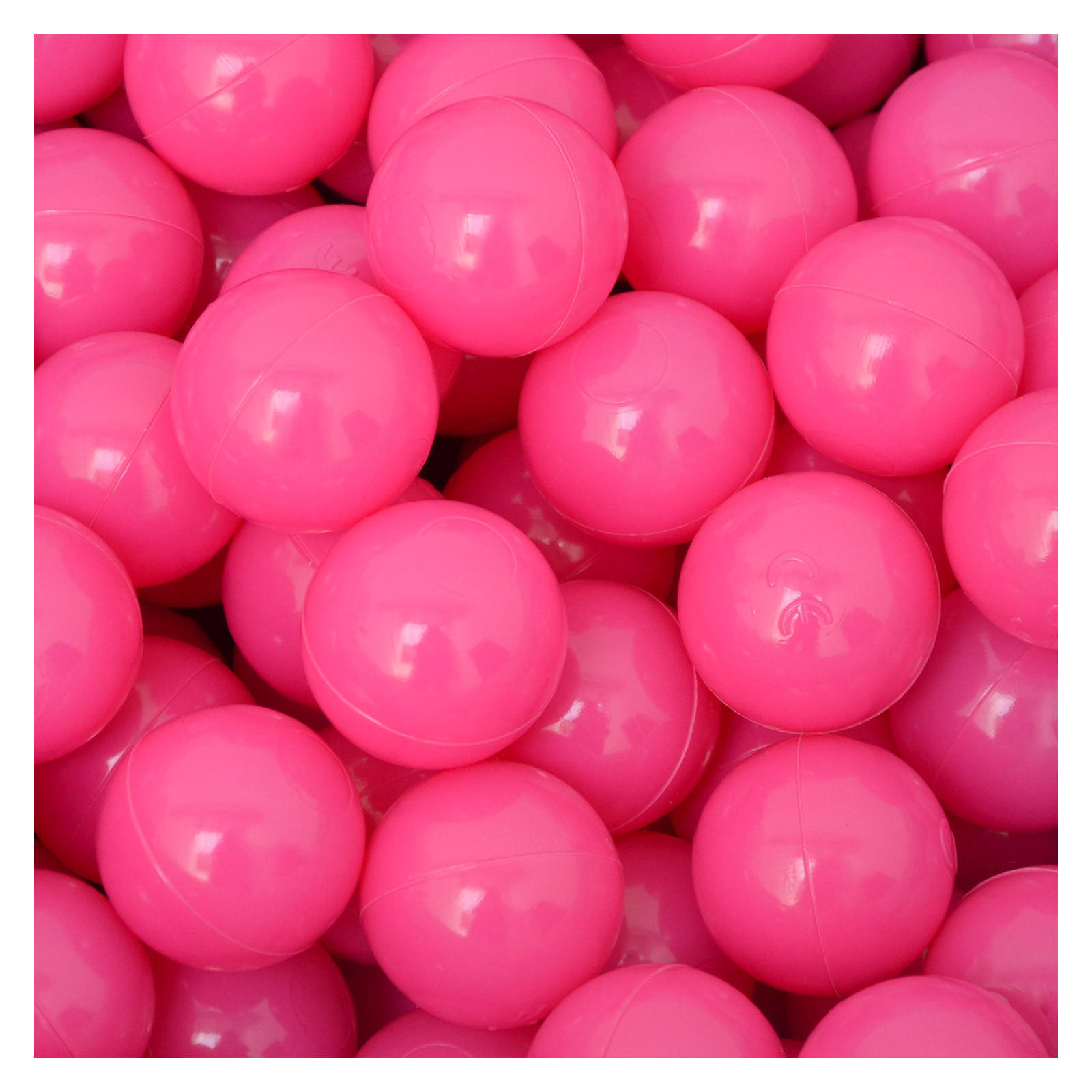 BÄLLEBAD-BÄLLE 50 Stück, Pink, 5.5 cm - Pink, Kunststoff (5.5/5.5/5.5cm) - Littletom