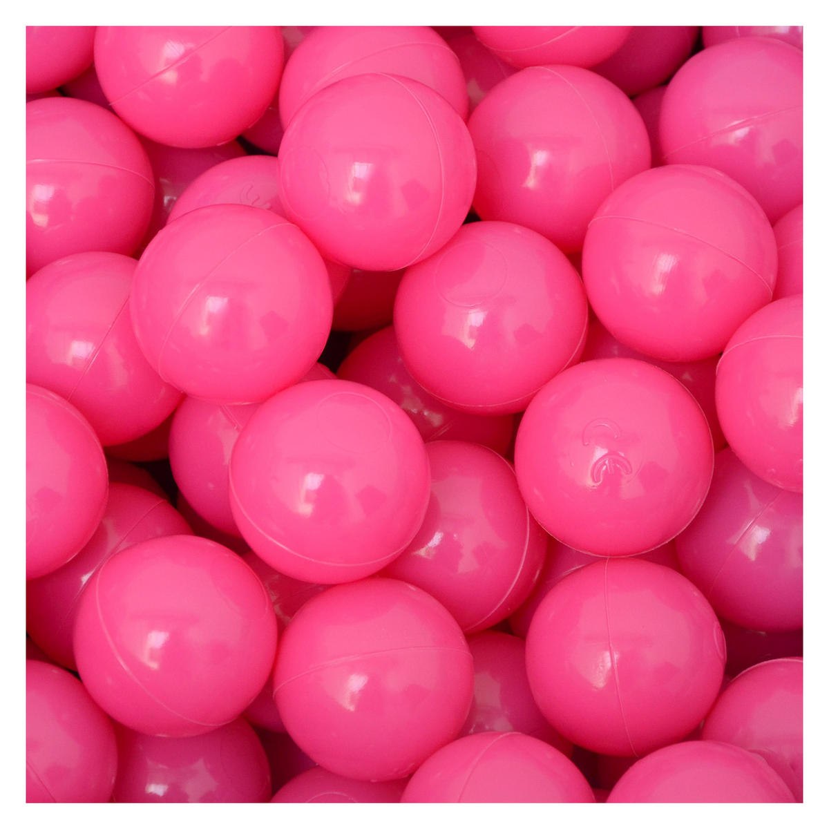 BÄLLEBAD-BÄLLE 50 Stück, Pink, 5.5 cm - Pink, Kunststoff (5.5/5.5/5.5cm) - Littletom