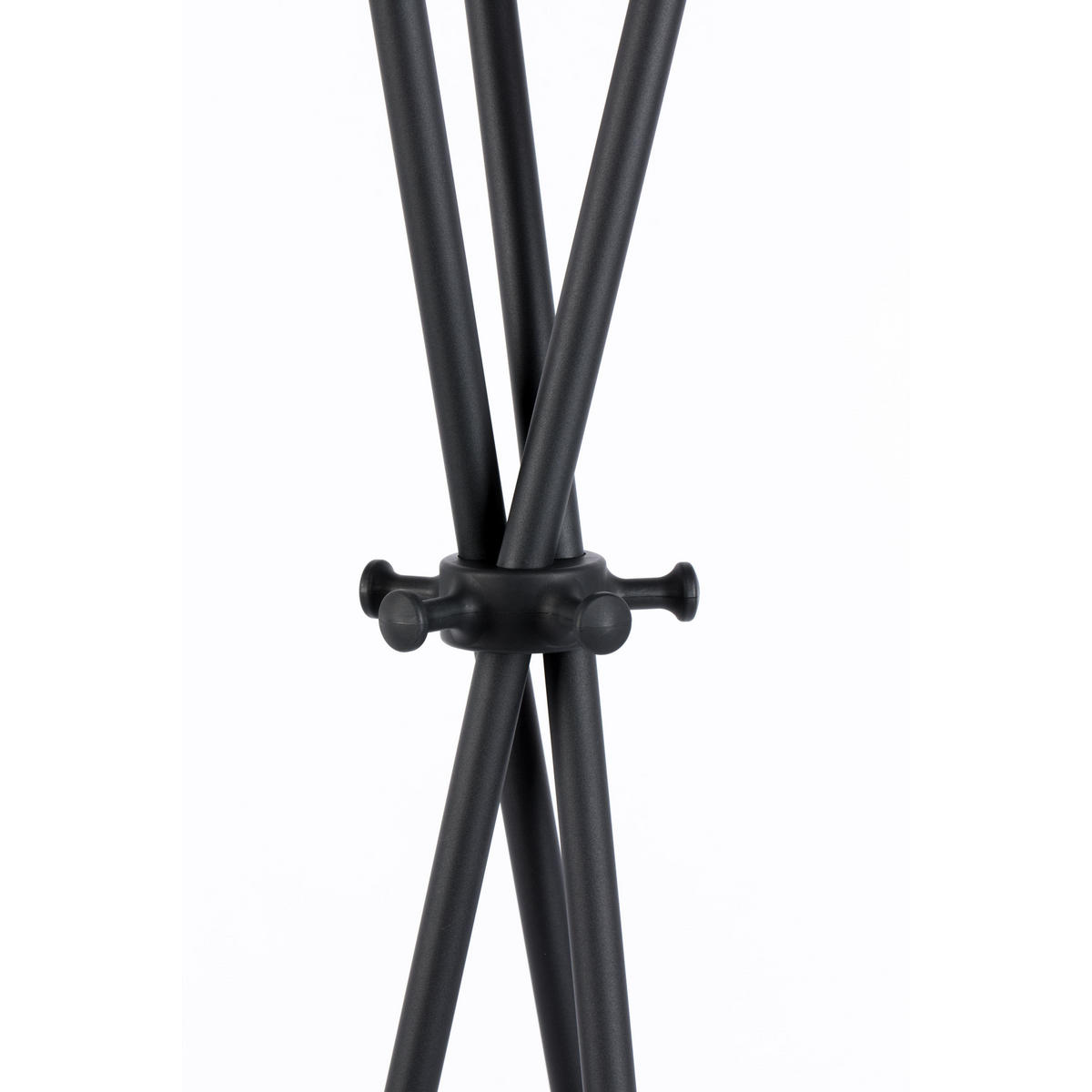 GARDEROBESTÄNDER Darwin Schwarz - Schwarz, Metall (44/174/51cm) - Housecraft Living