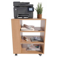 DRUCKERTISCH Erle 60/40/74 cm mit Rollen - Erlefarben, Holzwerkstoff (60/74/40cm) - Matkam Möbel