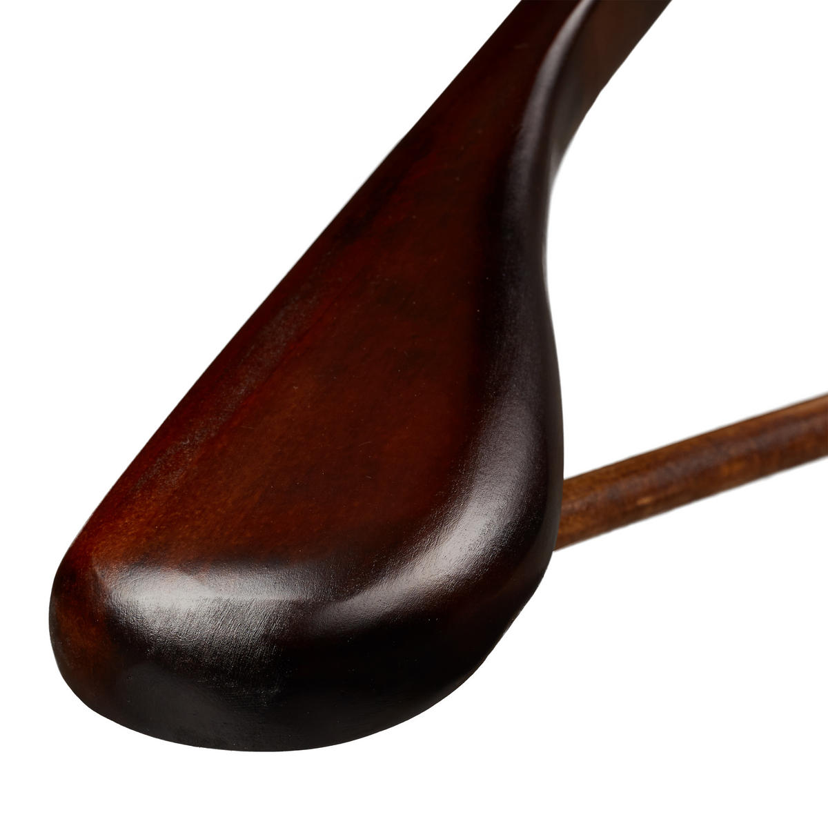 5XVEŠIAKY na oblek - tmavohnedá, kov/drevo (44.5/24/5.5cm) - Relaxdays