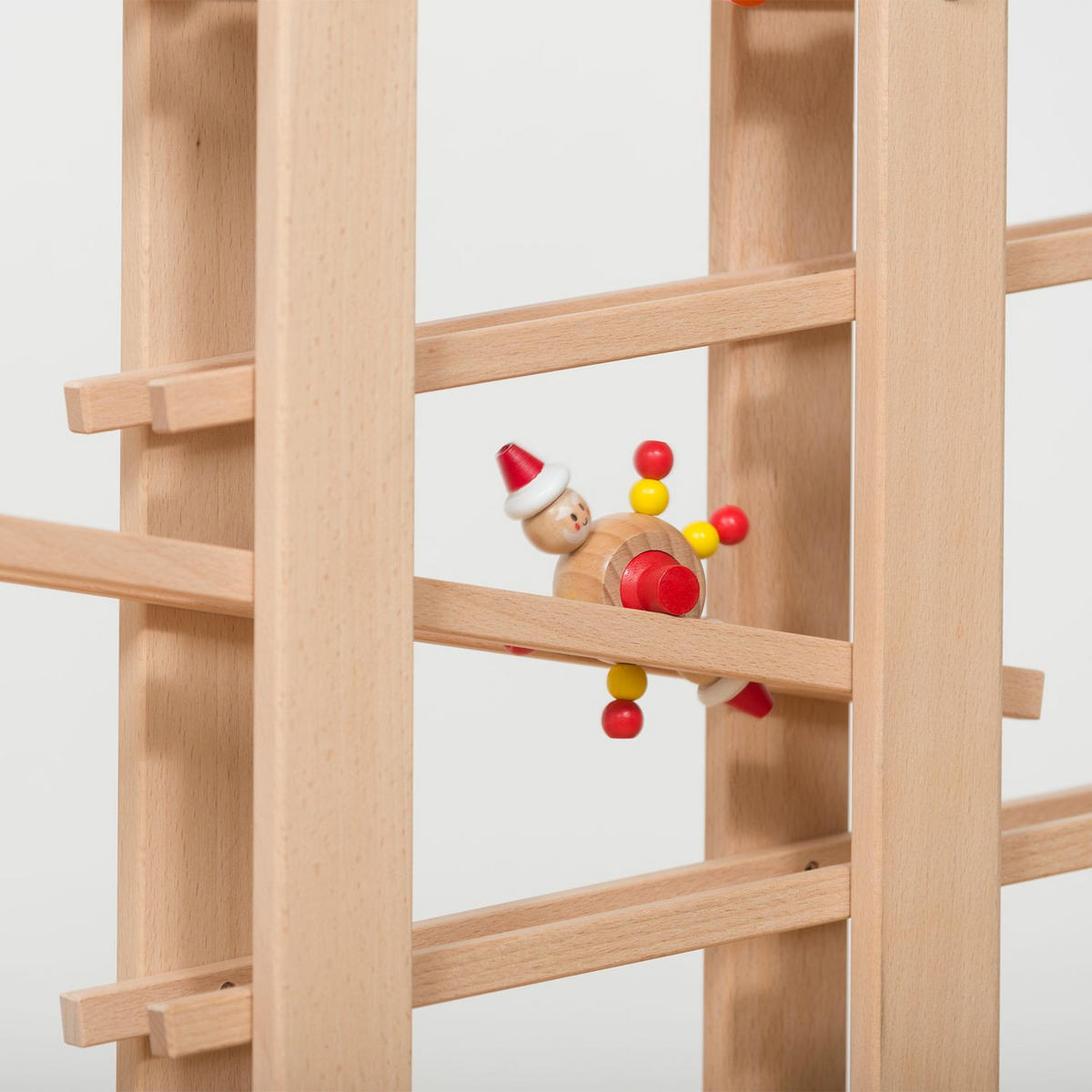 KUGELBAHN Holz mit 7 Teilen - Naturfarben, Holz (26/70cm) - Coemo